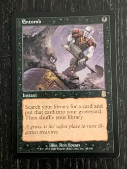 Magic MTG - Entomb - Odyssey - LP - EN - Image 1