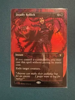 Deadly Rollick (Borderless) Commander Masters Foil - Image 1