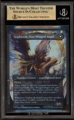 Magic MTG Sephiroth Fabled Soldier Alternate Art Foil #0317 BGS 10 Pristine - Image 2