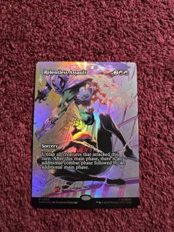 Relentless Assault 0025 Foil Borderless Marvels Spider-Man - Image 1