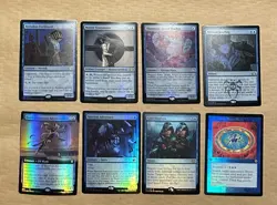 8x Foil Lot Of Blue Rares And Mythic - Magic The Gathering MTG - Image 1