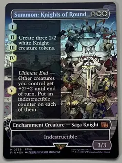 MTG Final Fantasy Summon: Knights of Round Enchantment Creature MYTHIC FOIL 0359 - Image 1
