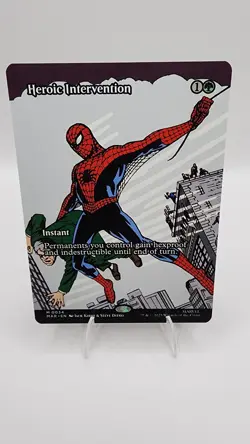 Heroic Intervention (Borderless) 0034 - Marvel's Spider-Man MTG NM/M - Image 1