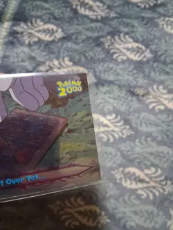 NM topps Pokemon The Movie 2000 Ancient Mew Holo Foil #70 It's Not Over Yet... - Image 3