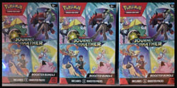 3x Pokemon Journey Together Sealed Booster Bundle NSIB (3 Sealed Boxes) In Hand - Image 1