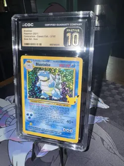 Pokemon CGC 10 PRISTINE Blastoise 2021 Celebrations Classic English Not Psa 💦 - Image 3