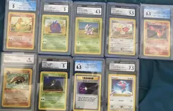 1999 Vintage Pokemon 9 Slab Lot First Edition/Base Set - Image 1