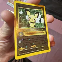Pichu Reverse Holo #25 Black Star Promo 2001 Pokemon League LP⚡w Swirl - Image 5
