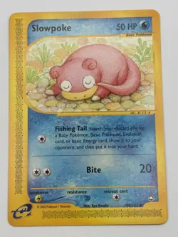 Pokemon TCG Slowpoke Aquapolis Set E Series 108/147 2002 Near Mint+ - Image 2