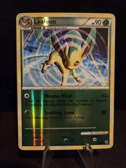 Pokemon TCG Leafeon 17/90 Reverse Holo Rare HGSS Undaunted 🌟🌟🌟 2010 - Image 1
