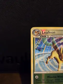 Pokemon TCG Leafeon 17/90 Reverse Holo Rare HGSS Undaunted 🌟🌟🌟 2010 - Image 2