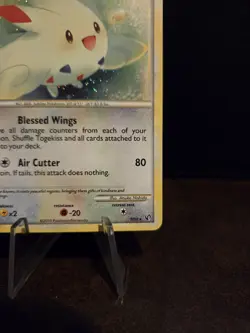 Pokemon TCG Togekiss 9/90 Holo Rare HGSS Undaunted 🌟SWIRL IN HOLO BLEED🌟 - Image 4