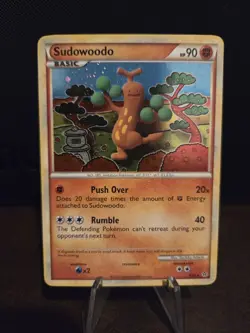 Pokemon TCG Sudowoodo 9/95 Holo Rare HGSS Unleashed 🌟SWIRL🌟 2010 - Image 1