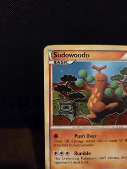 Pokemon TCG Sudowoodo 9/95 Holo Rare HGSS Unleashed 🌟SWIRL🌟 2010 - Image 2