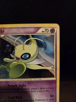 Pokemon TCG Celebi 3/102 Holo Rare HGSS Triumphant 🌟SWIRL🌟 2010 - Image 3