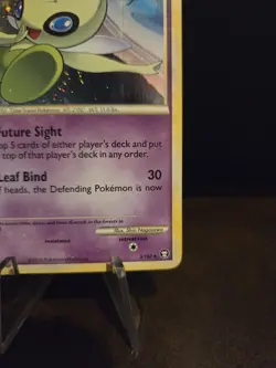 Pokemon TCG Celebi 3/102 Holo Rare HGSS Triumphant 🌟SWIRL🌟 2010 - Image 4