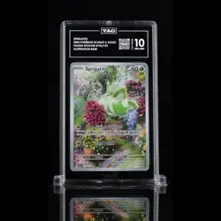 TAG 10 GEM MT Sprigatito Illustration Rare 2023 Pokemon Pokemon Scarlet & - Image 1
