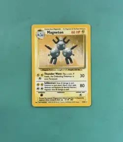 1999 Pokemon Magneton Holo Base Set 91/102 EXMT-NRMT - Image 1