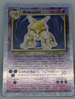 Alakazam 1/110 Legendary Collection Reverse Holo Rare Pokemon TCG Nintendo MP - Image 3