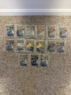 Silver Tempest SEALED Booster Pack LOT OF 15 Pokemon TCG - Image 1