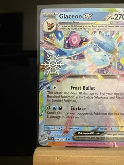 GLACEON EX - 026/131 Holiday Calendar Stamped Double Rare - Pokemon TCG Card - Image 2