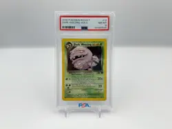 POKEMON Trading Card 2000 TEAM ROCKET #14/82 DARK WEEZING - HOLO graded PSA 8 - Image 1