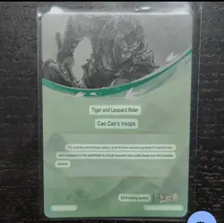 Cao Cao Wei holo 1st edition card Kayou Three Kingdoms Dynasty Warriors Chinese - Image 3