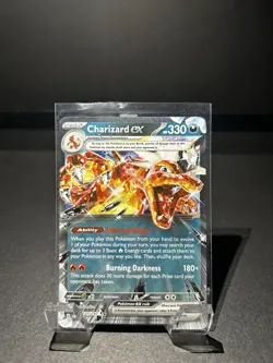 Pokemon TCG Charizard EX 125/197 SV Obsidian Flames 2023 Tera Card - Image 1