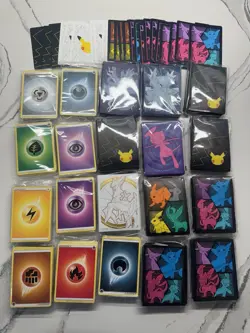Pokemon Tcg Sleeves & Energy Card Packs Sealed Card Accessories Sword & Shield💎 - Image 1