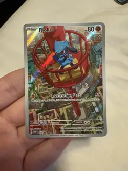 Pokemon TCG Riolu MEP 010 2025 Mega Evolution ETB Black Star Promo Card - NM - Image 1