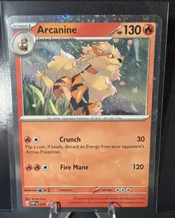 ARCANINE - Scarlet & Violet Promo 11 - Cosmos Holo -NM Pokemon Card - Image 2