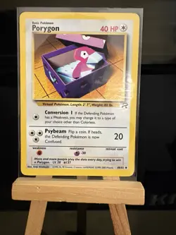 PORYGON - 48/82 Team Rocket Set LP - Regular Uncommon - Pokemon TCG Card - Image 1