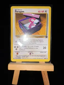 PORYGON - 48/82 Team Rocket Set LP - Regular Uncommon - Pokemon TCG Card - Image 4