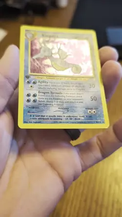 Pokemon TCG Kingdra Neo Genesis Unlimited Holo Rare Card #08/111 English 1st Ed - Image 2