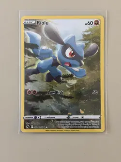 Riolu GG26/GG70 Gallery Full Art Ultra Rare Card Pokemon Crown Zenith Near Mint - Image 1
