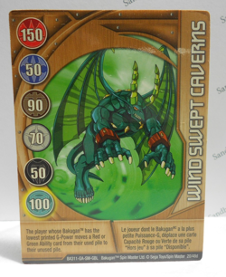Bakugan Card - Windswept Caverns - Copper Gate Card - BA311 - 20/48d - 2008 - Image 1