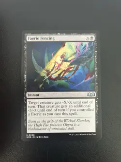 Faerie Fencing - Mtg: Wilds of Eldraine Regular Uncommon 90 - Image 1