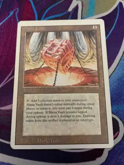 MTG Mana Vault Revised Edition LP/NM Great Condition - Image 1