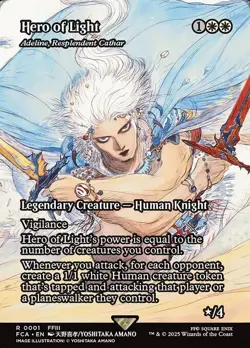 Adeline, Resplendent Cathar 1x MtG Final Fantasy Through the Ages SP/NM - Image 1