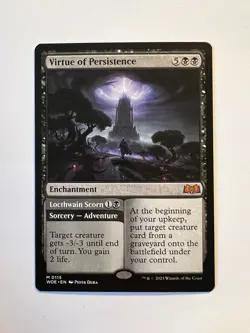 Virtue of Persistence / Locthwain Scorn - MTG Wilds of Eldraine - NM - Image 1