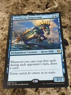 WAVEBREAK HIPPOCAMP Magic MTG Theros Beyond Death - Image 1