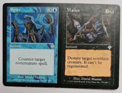 MTG Magic The Gathering Card Spite Instant Malice Black Invasion - Image 1