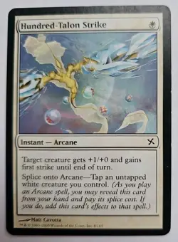 MTG Magic The Gathering Card Hundred-Talon Strike Instant Arcane White BOK - Image 1