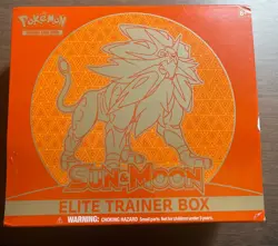 Sun and Moon Base ETB Factory Sealed [Solgaleo] Pokemon Elite Trainer Box - Image 1