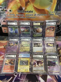 Lot Of 12 Pokemon Slabs All CGC 7-10 Gem Mint Japanese - Image 1