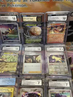Lot Of 12 Pokemon Slabs All CGC 7-10 Gem Mint Japanese - Image 5