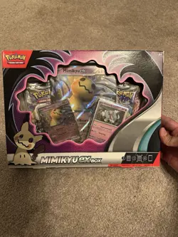 Pokemon TCG Mimikyu ex Box- Silver Tempest, Fusion Strike, Brilliant Stars Packs - Image 1