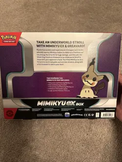 Pokemon TCG Mimikyu ex Box- Silver Tempest, Fusion Strike, Brilliant Stars Packs - Image 2