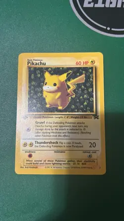 Pokemon Cards Error/Misprint 1st edition Ivy Pikachu 1/53, see scan - Image 1