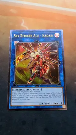 Yugioh Sky Striker Ace - Kagari OP08-EN002 Ultimate Rare NM - Image 1
